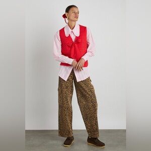 DAMSON MADDER Dion Jean Leopard Cargo Pants